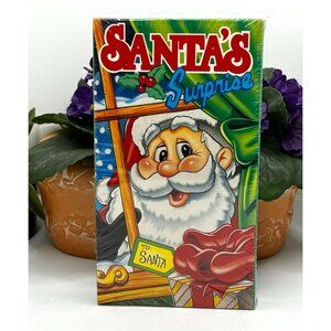 "Santa's Surprise" VHS Tape Sealed With Holiday Cartoons & Festive Fun